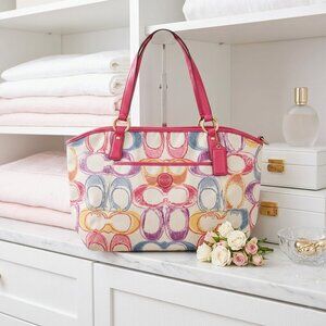 Coach Signature Scribble Carryall Bag #F21910